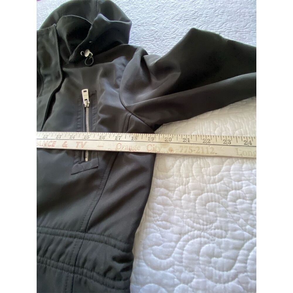 Kenneth Cole Hooded Anorak Jacket Black Size S Casual Mid-Length - Picture 15 of 16